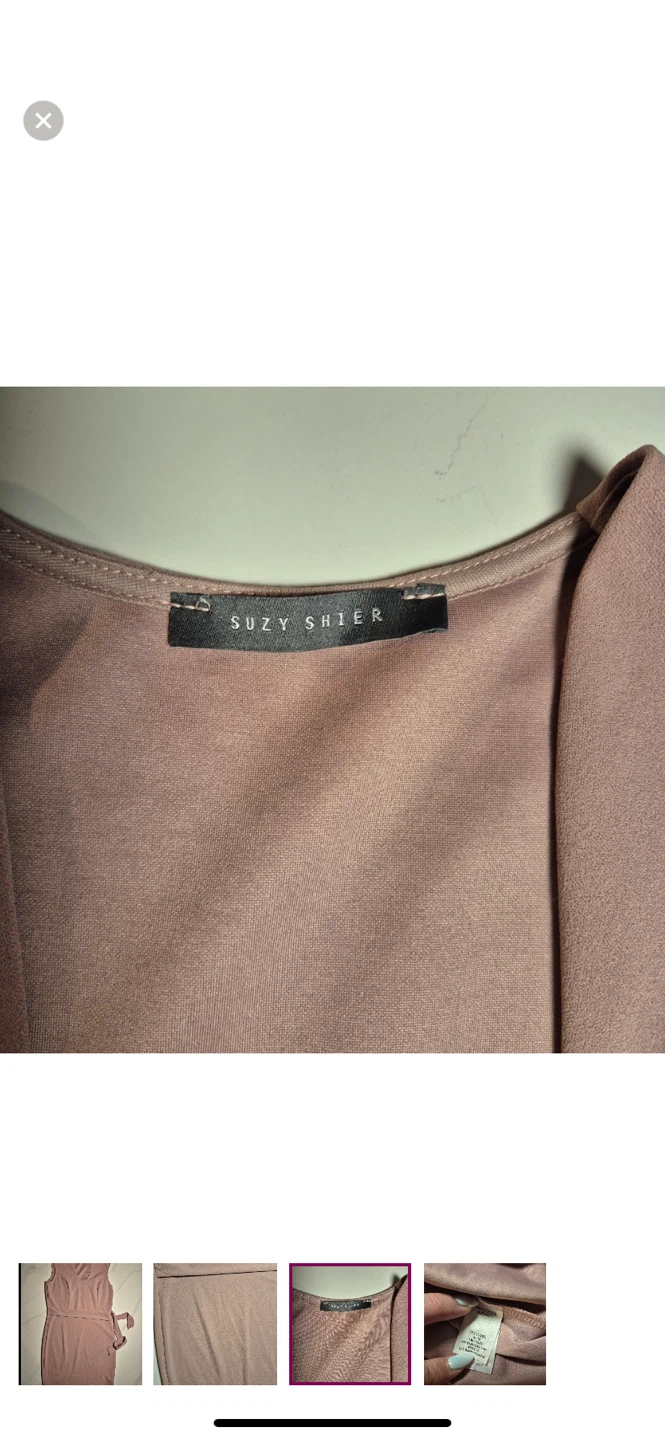 Suzy Shier Pink Dress Size XL/TG - photo 2