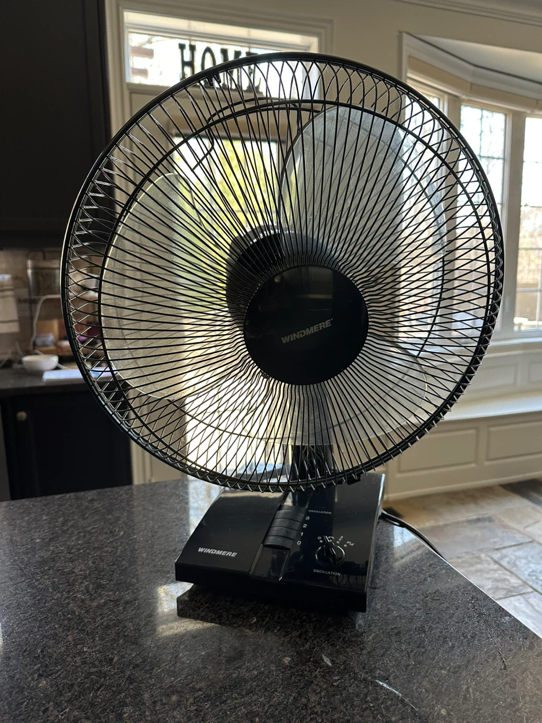 Quiet Desk/Bedroom Fan- Windmere Oscillating Fan - photo 3