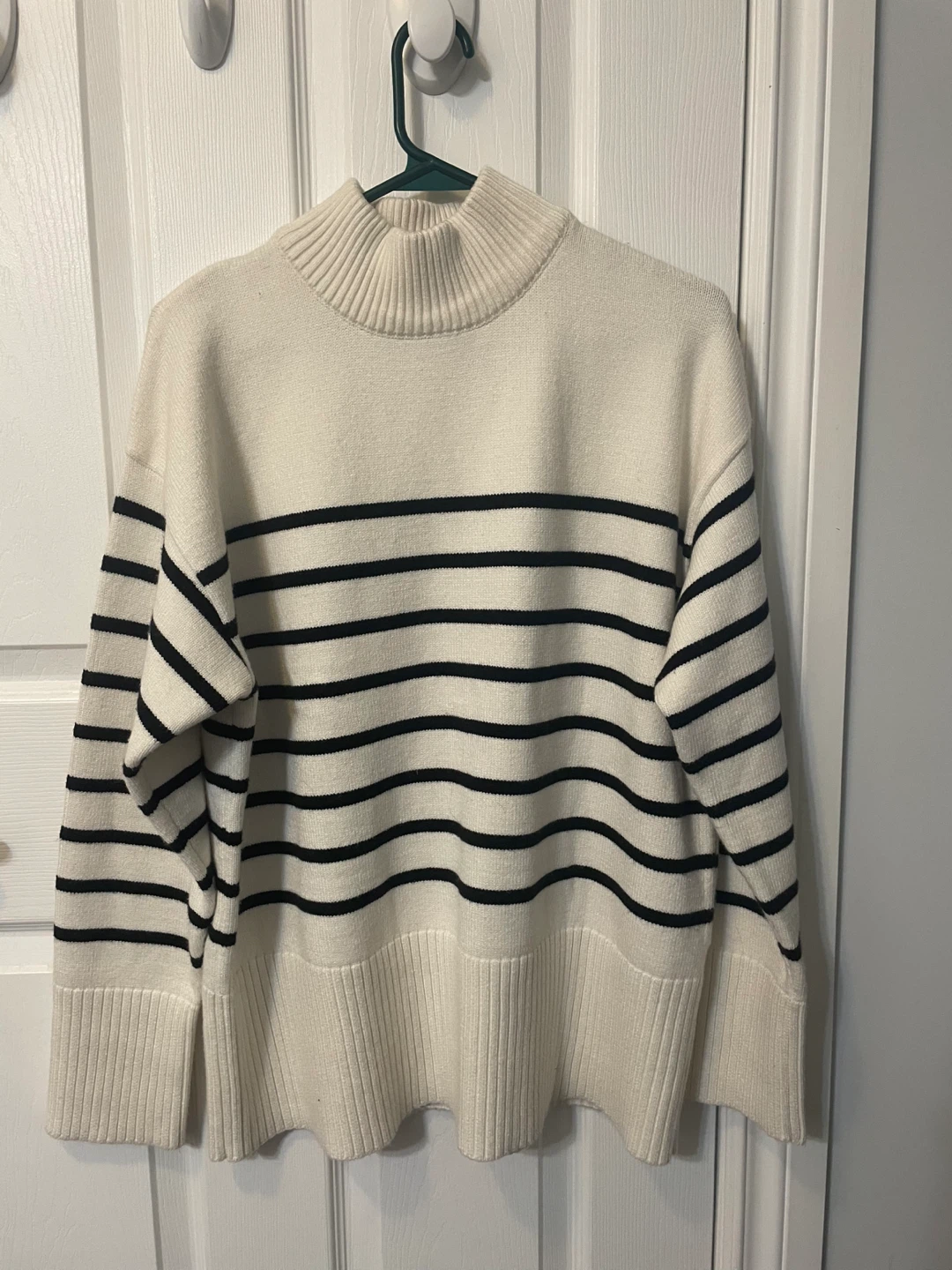 cozy stripped knit sweater