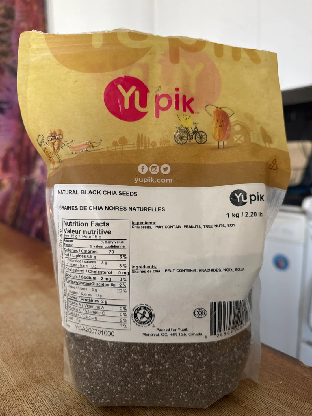 Yupik Natural Black Chia Seeds 1 kg