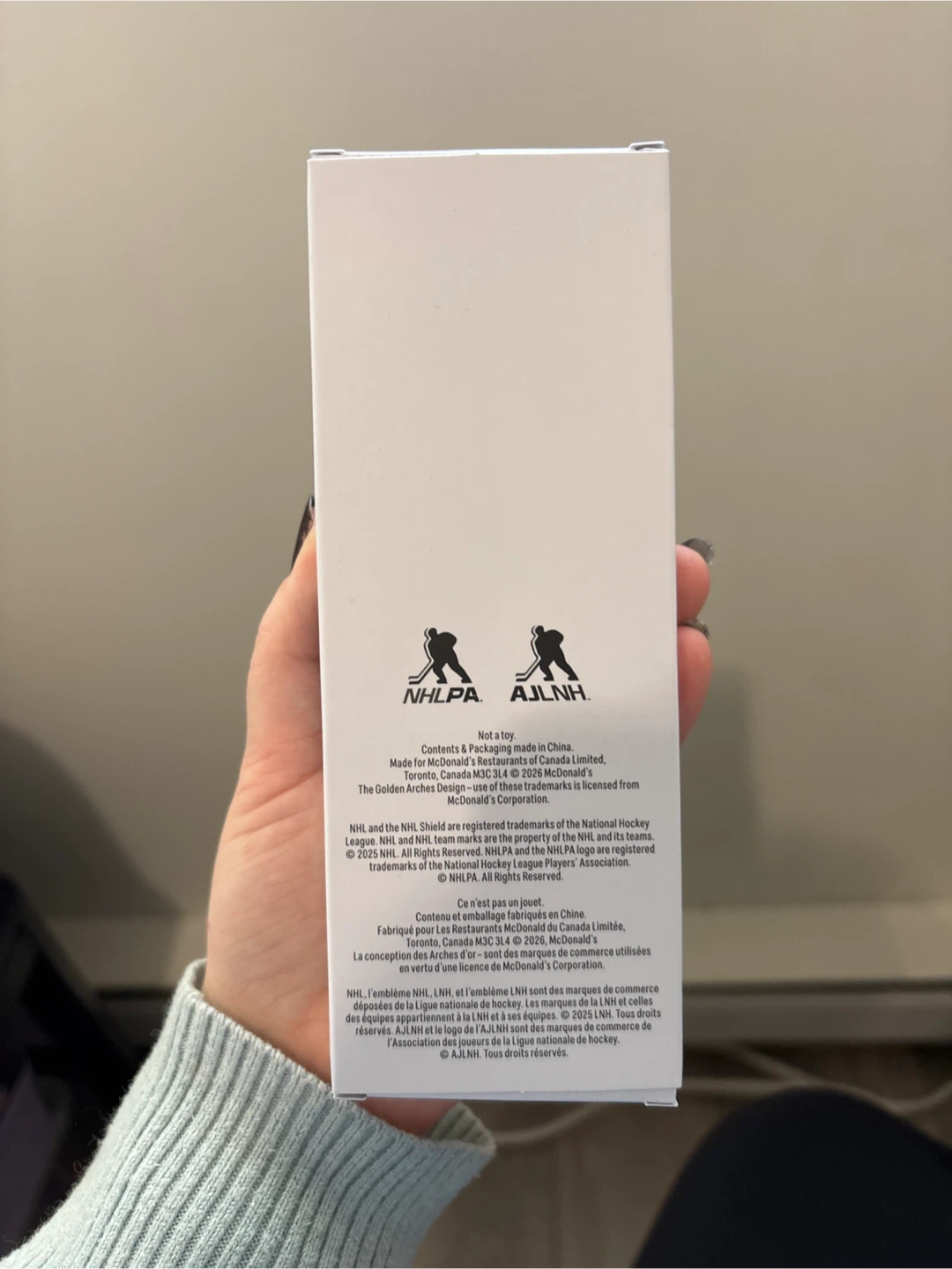 NHL Star Sticks Macklin Celebrini McDonald's Mini Stick - photo 3
