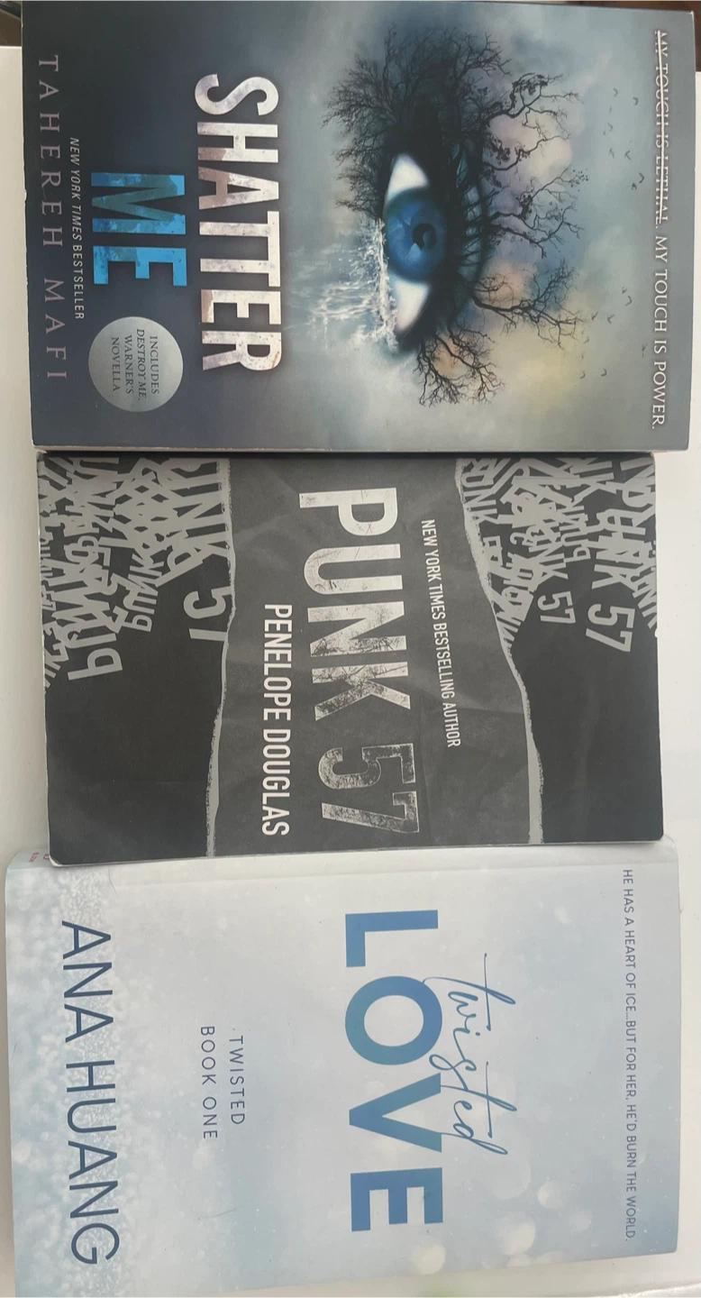Shatter Me, Punk 57 & Twisted Love used Books