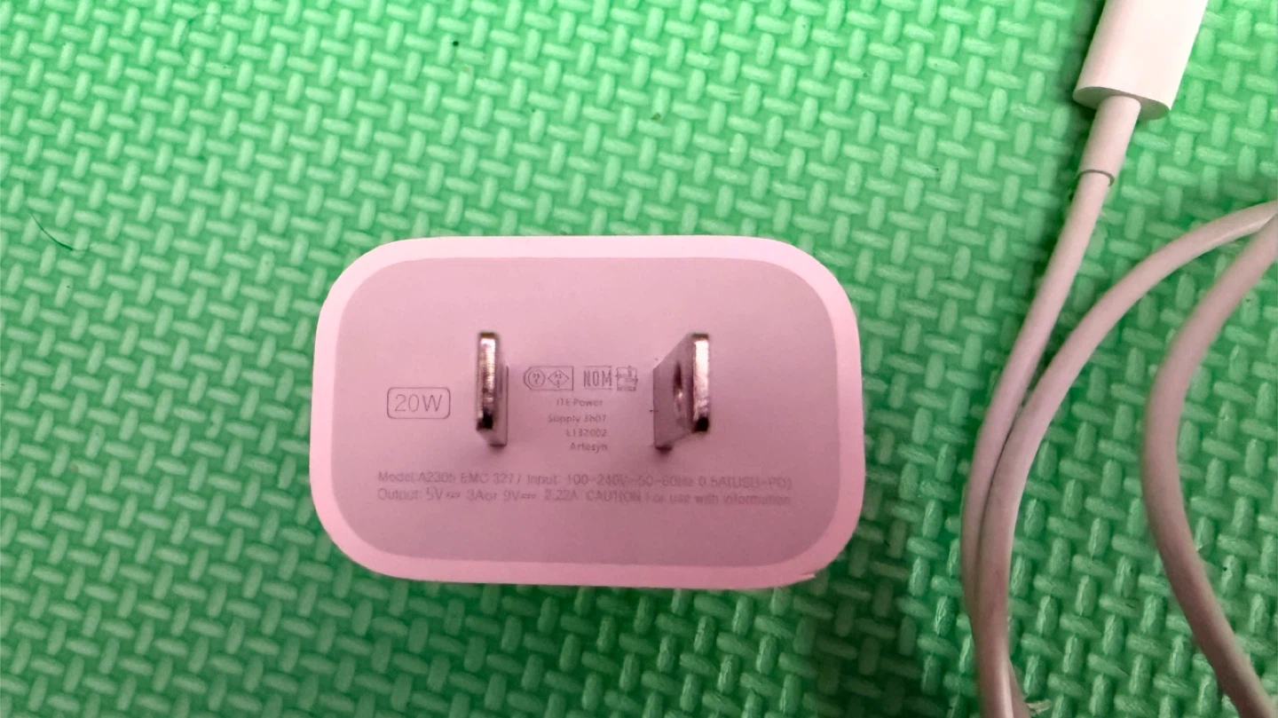 Apple 20W USB-C Power Adapter with Lightning Cable