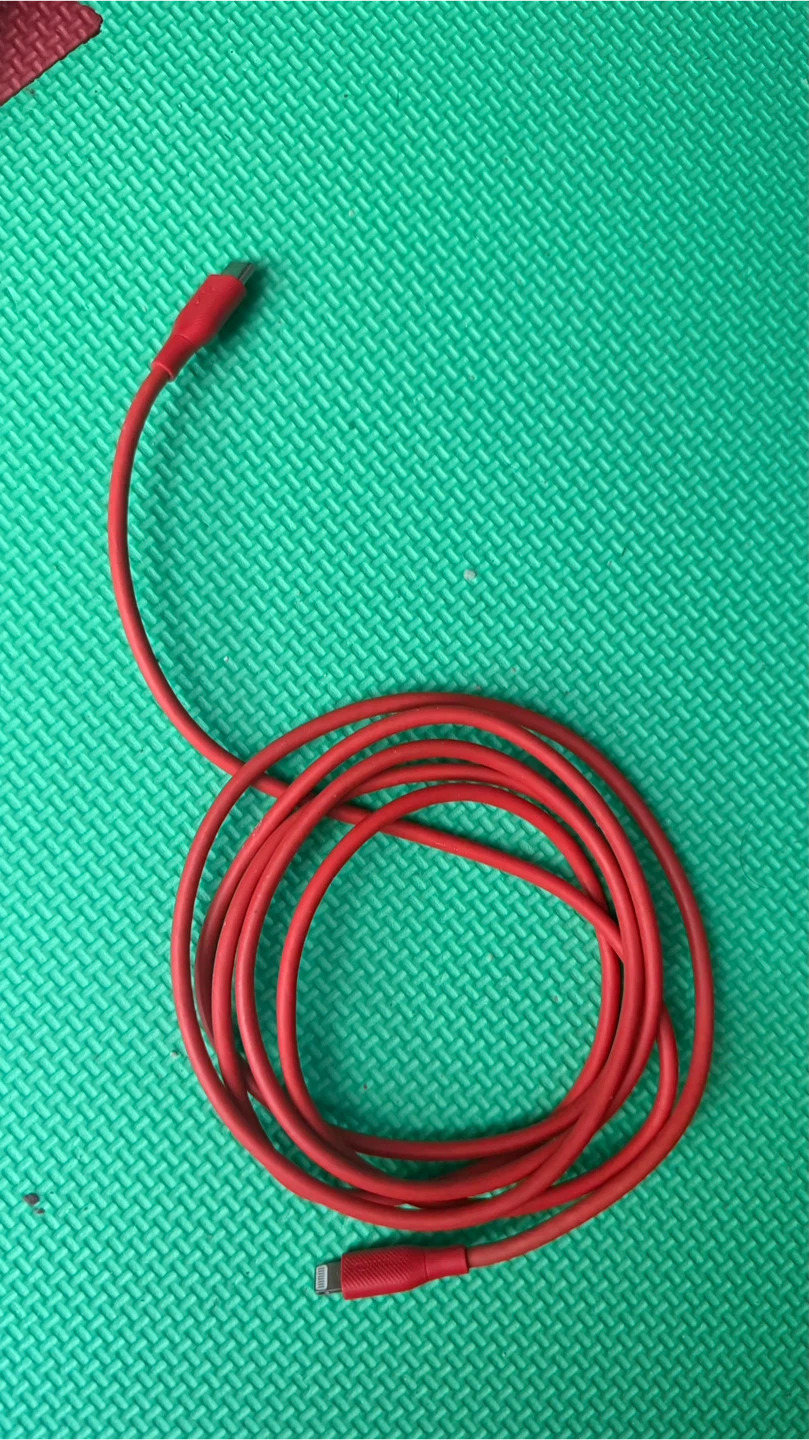 Red USB-C Fast Charging Cable