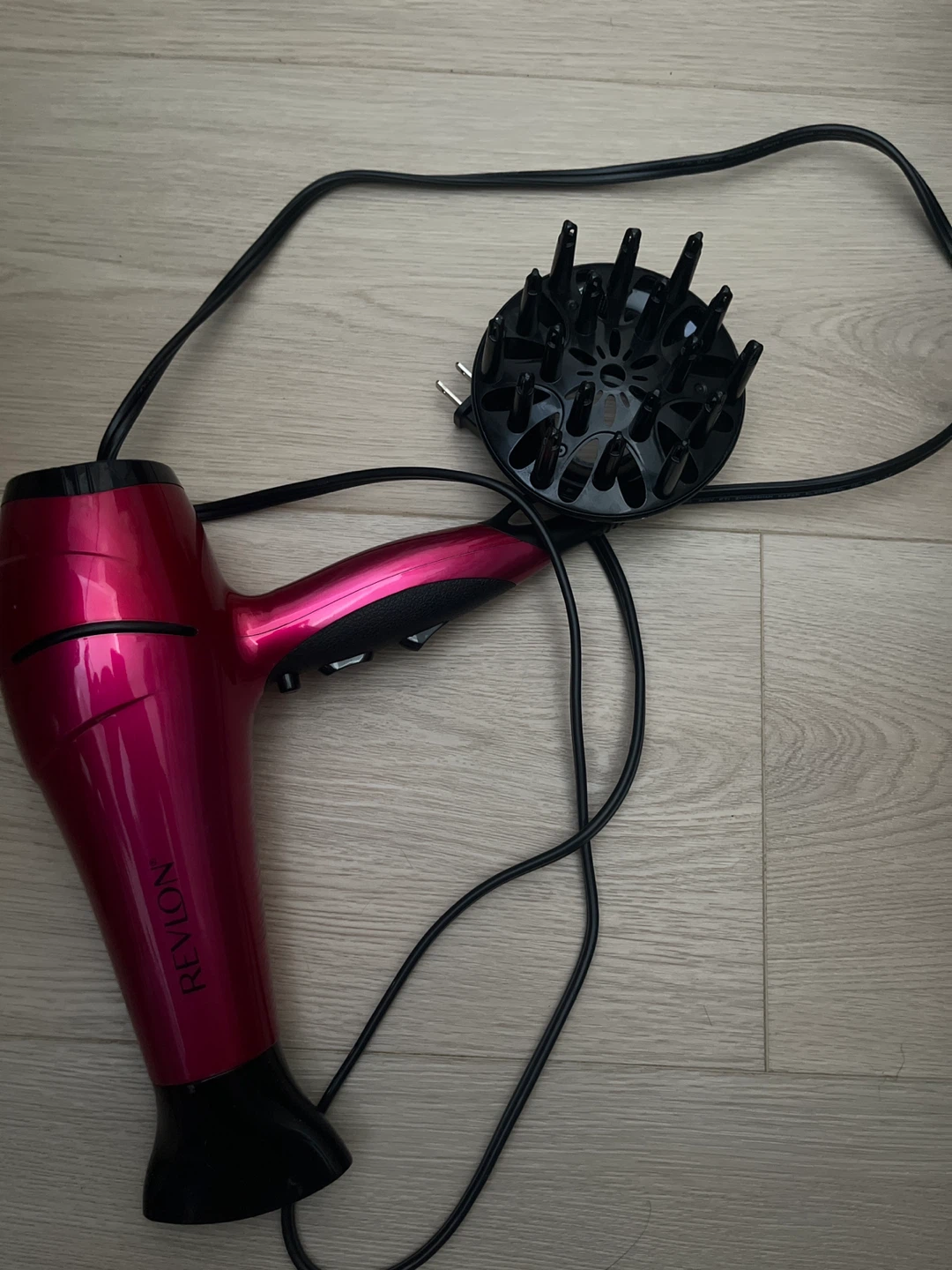 Revlon Pink Hair Dryer with Diffuser