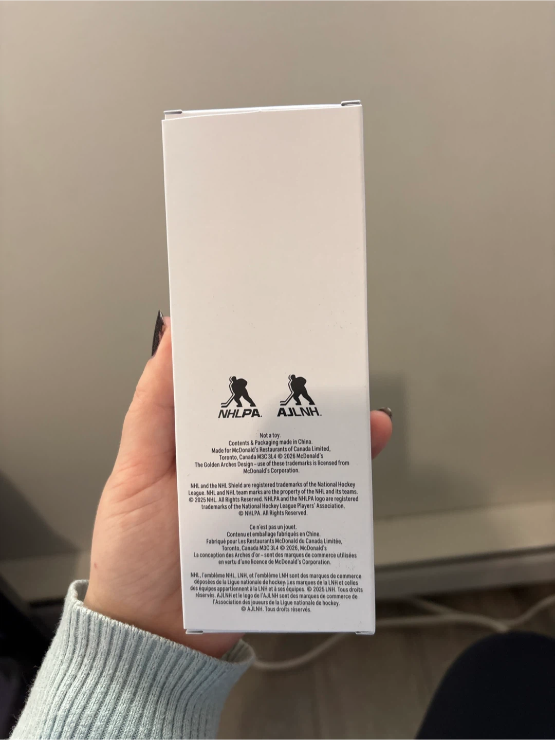 NHL Star Sticks Quinn Hughes McDonald's Mini Stick - photo 3