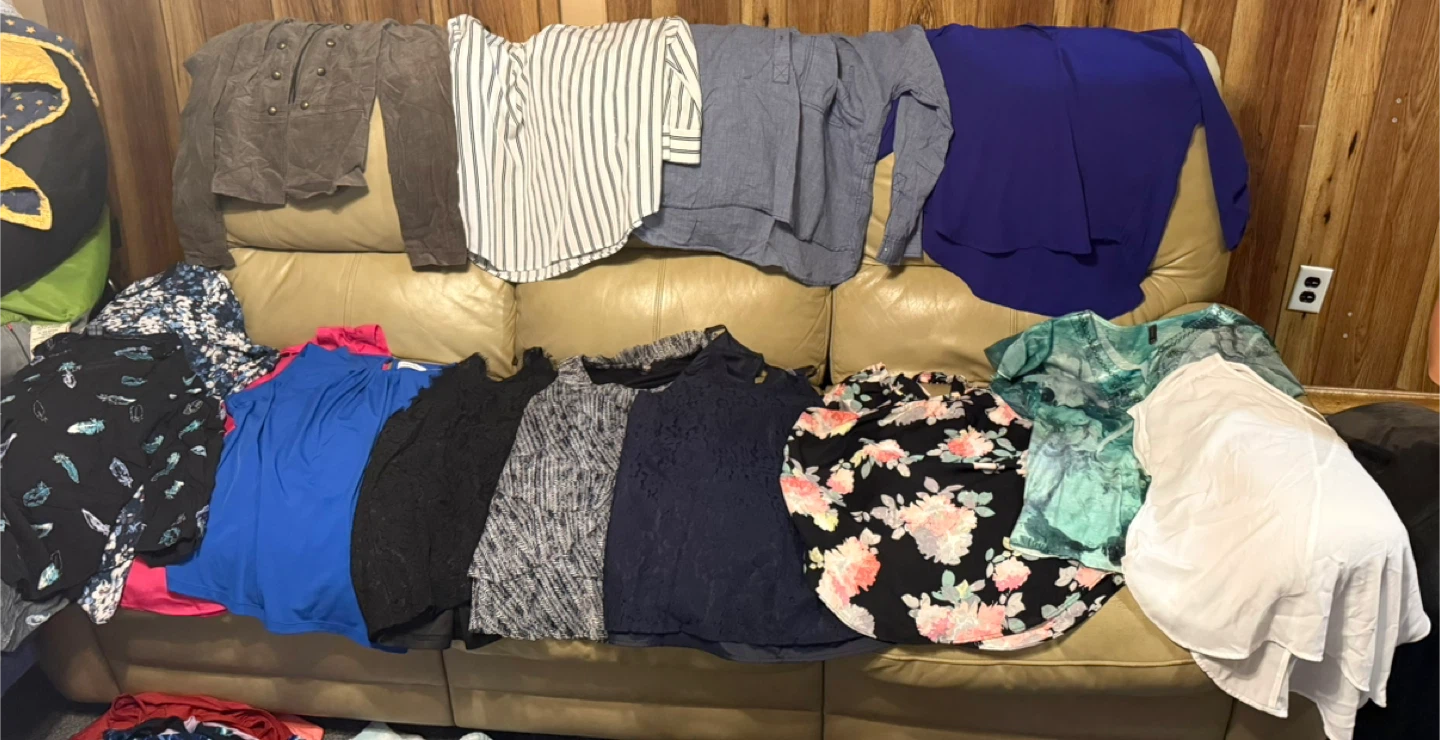 Assorted Women's Dress Tops Lot, size M/L, $30
