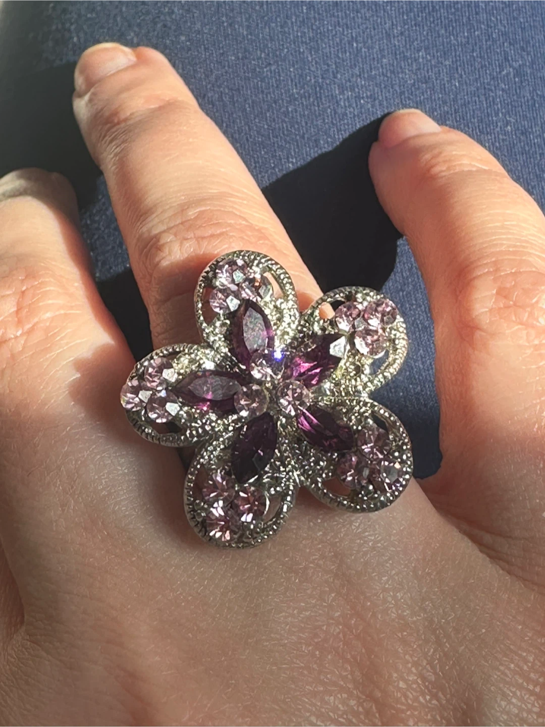Flower Statement/Cocktail Ring - photo 5