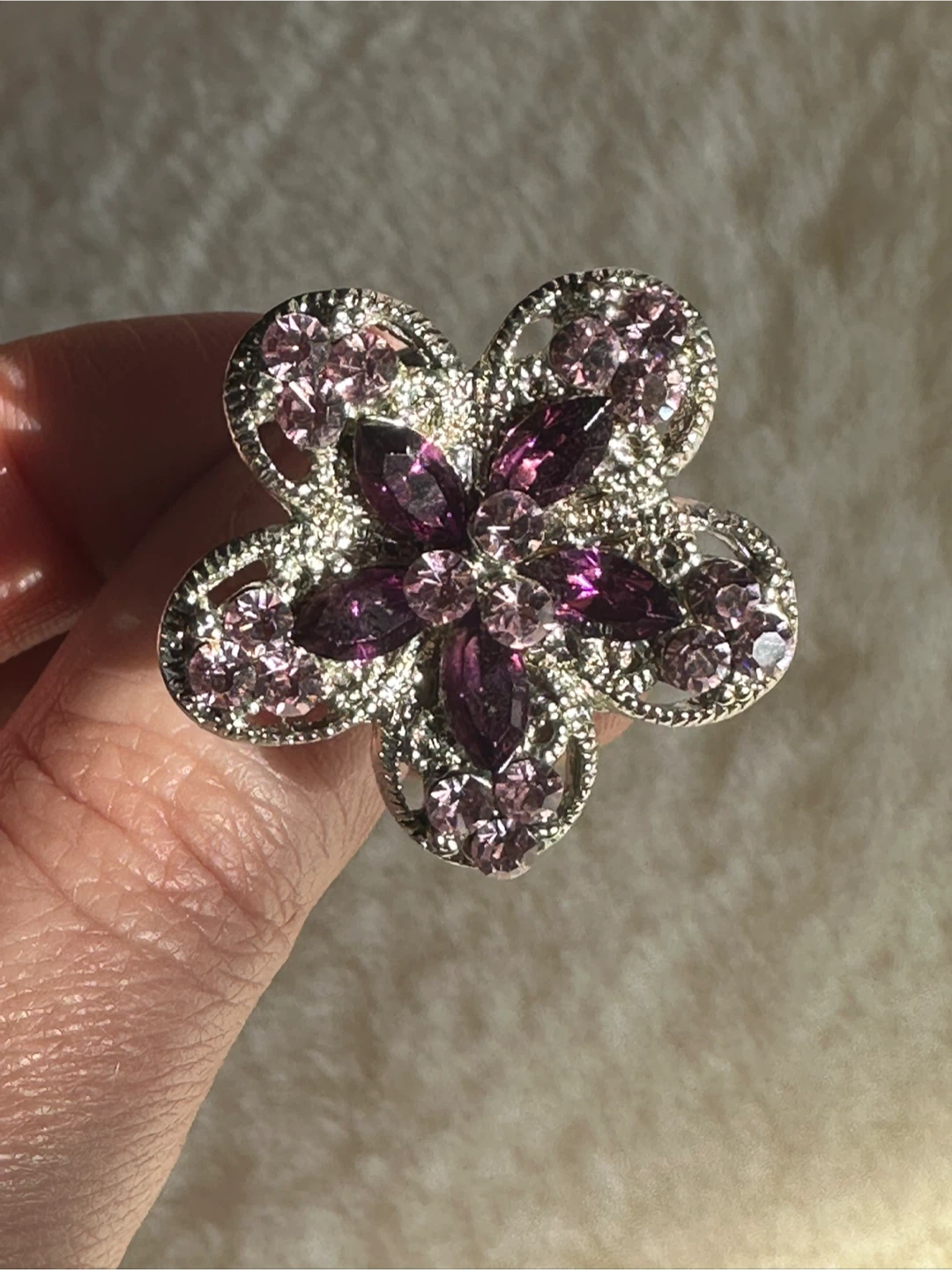 Flower Statement/Cocktail Ring - photo 4