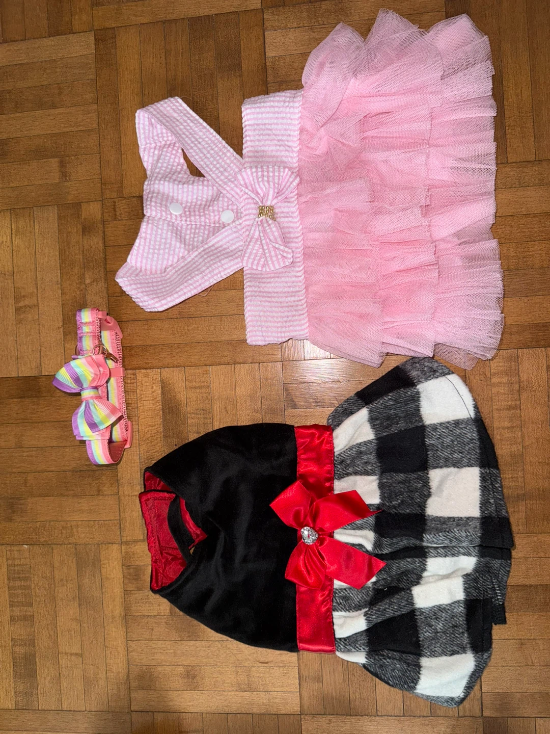 Dog Dresses and Collar Set