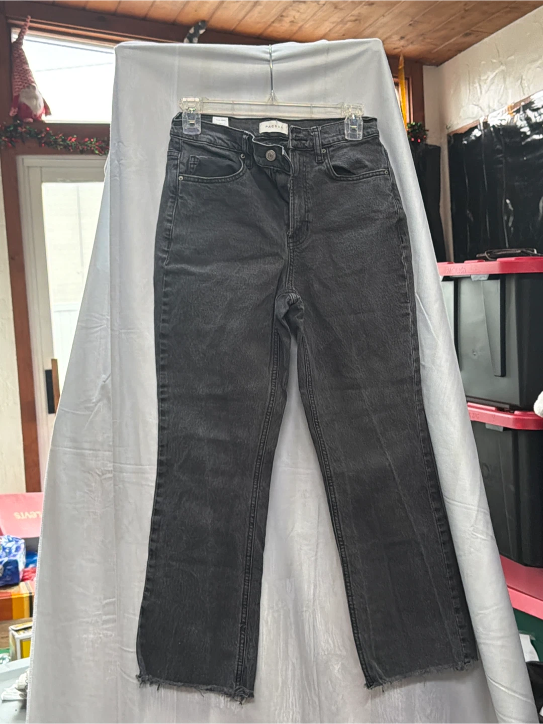 PacSun Black Wash Flare Jeans
