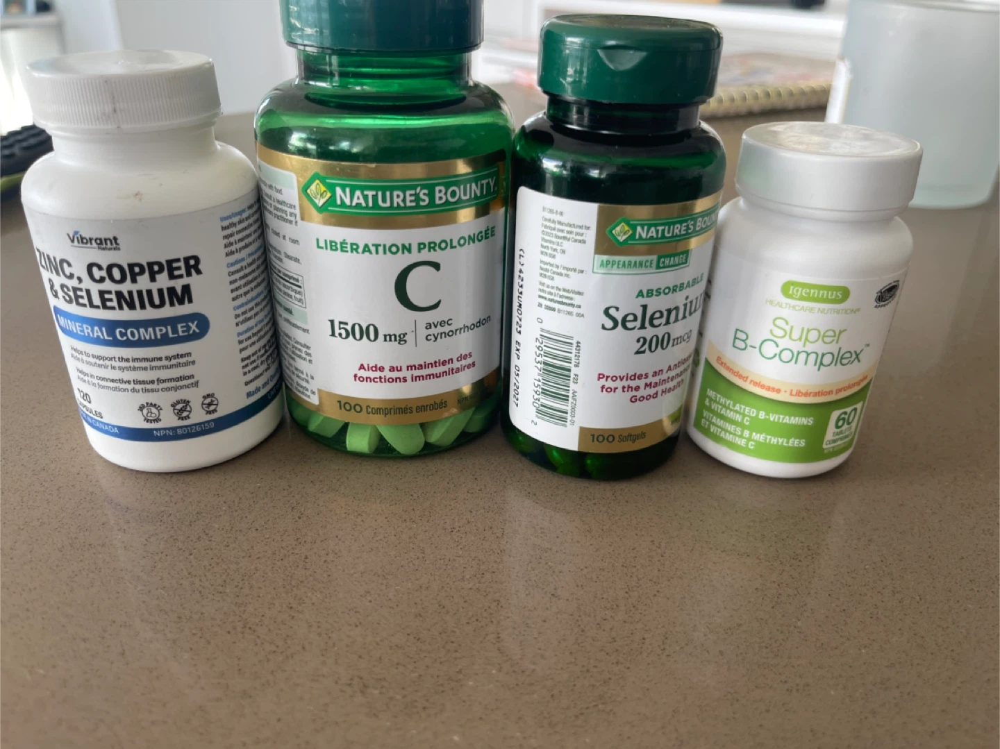 Assorted Vitamin & Mineral Supplements