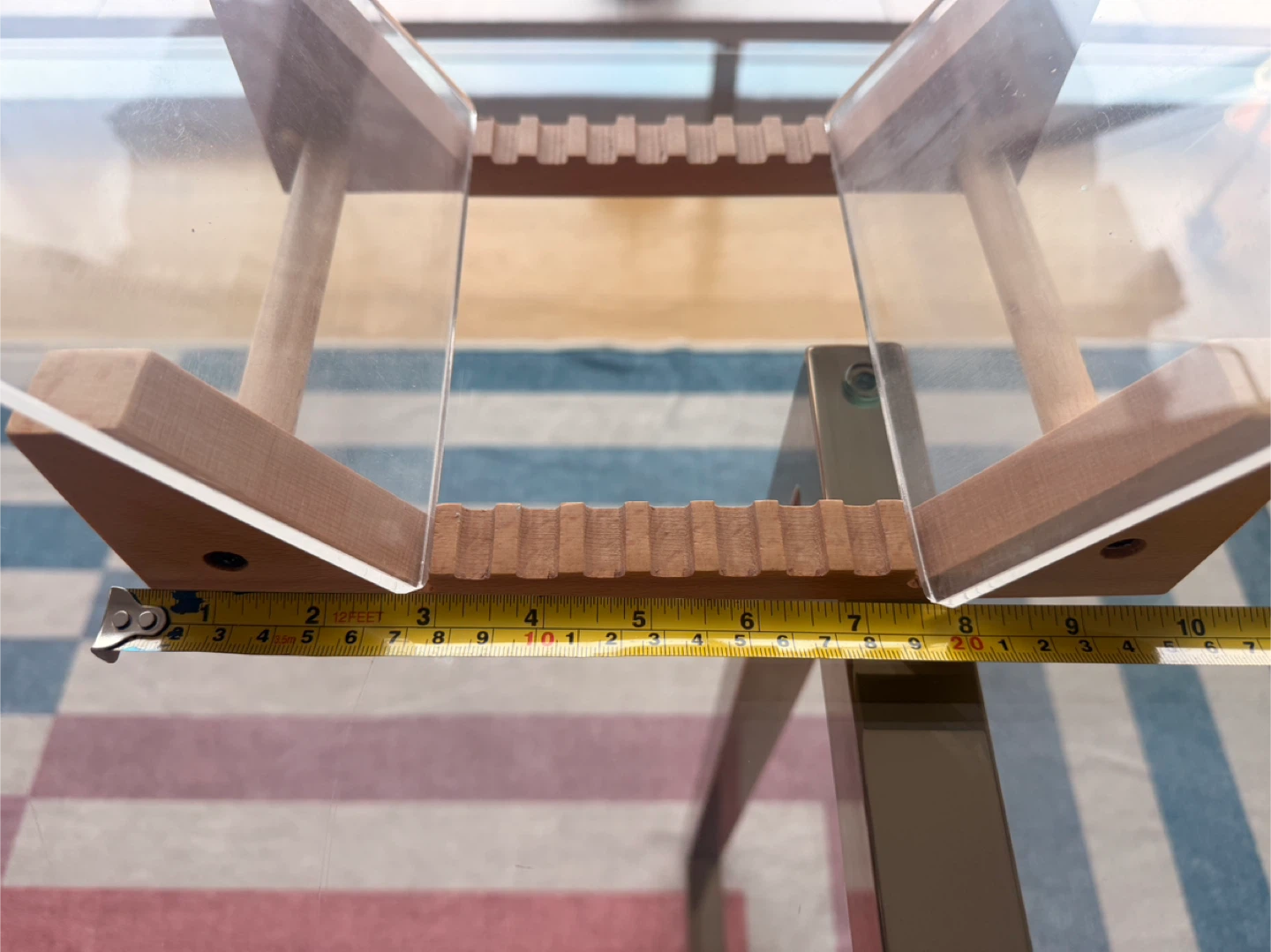 Wood and Acrylic Record Holder (3 Available) - photo 3
