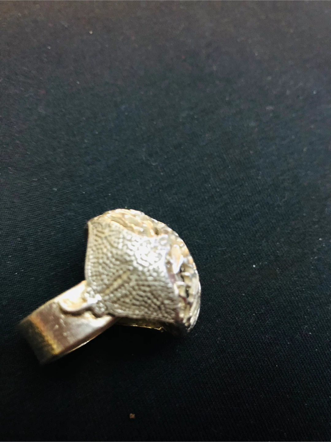 Silver 925  ring with amethyst stone 25.5 gr    9 - photo 3
