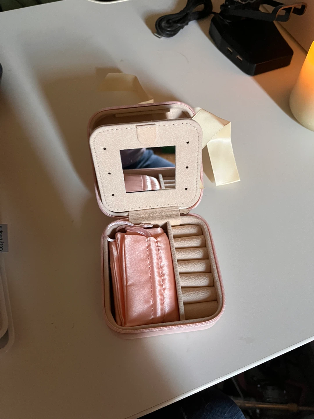Pink Travel Jewelry Organizer Box - photo 2