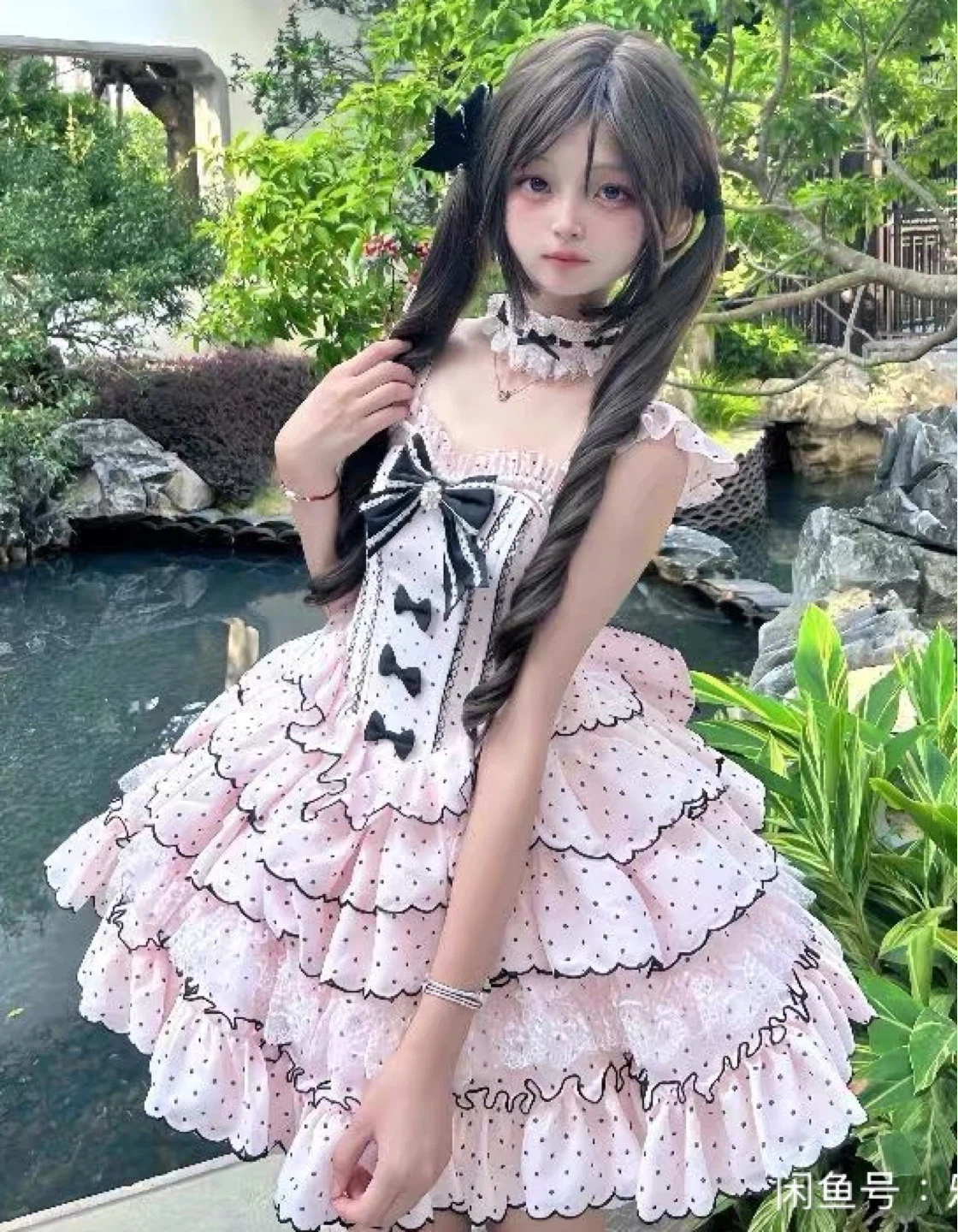 Pink Polka Dot Lolita Dress