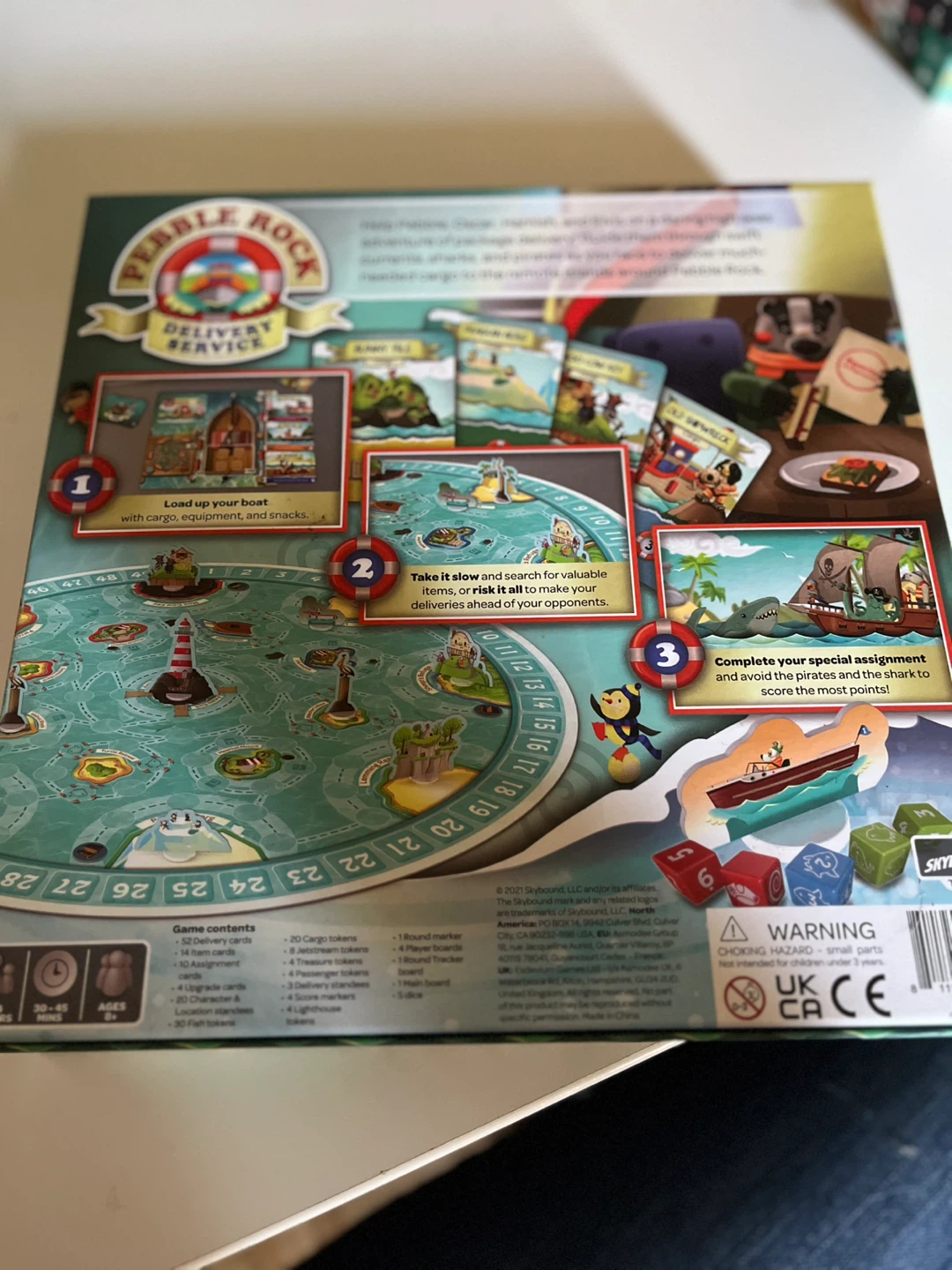 Pebble Rock Delivery Service Board Game