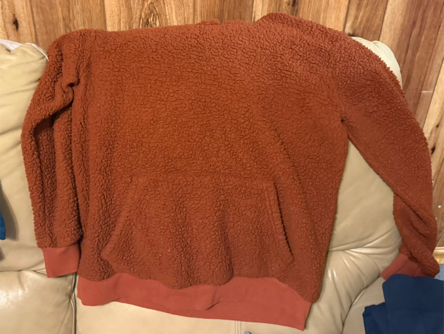 Women’s sweaters and 2 track outfits, size L, $50
