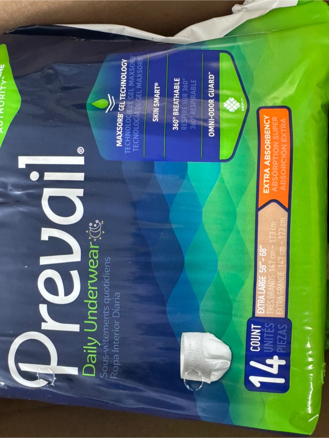 Prevail Daily Underwear X absorbency Extra Large - 14 Count