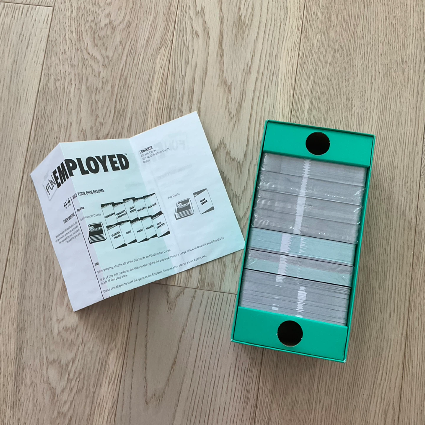 Funemployed card game - Open Boxed - photo 4