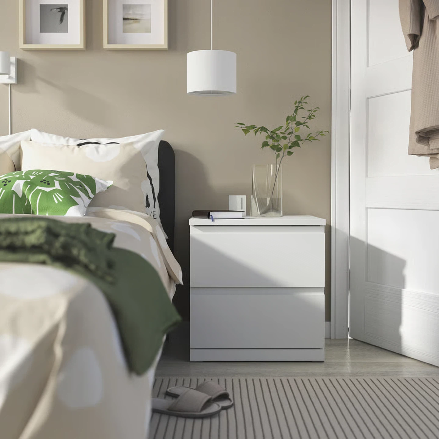 IKEA Malm 2-Drawer Nightstand  (set of 2) - photo 3