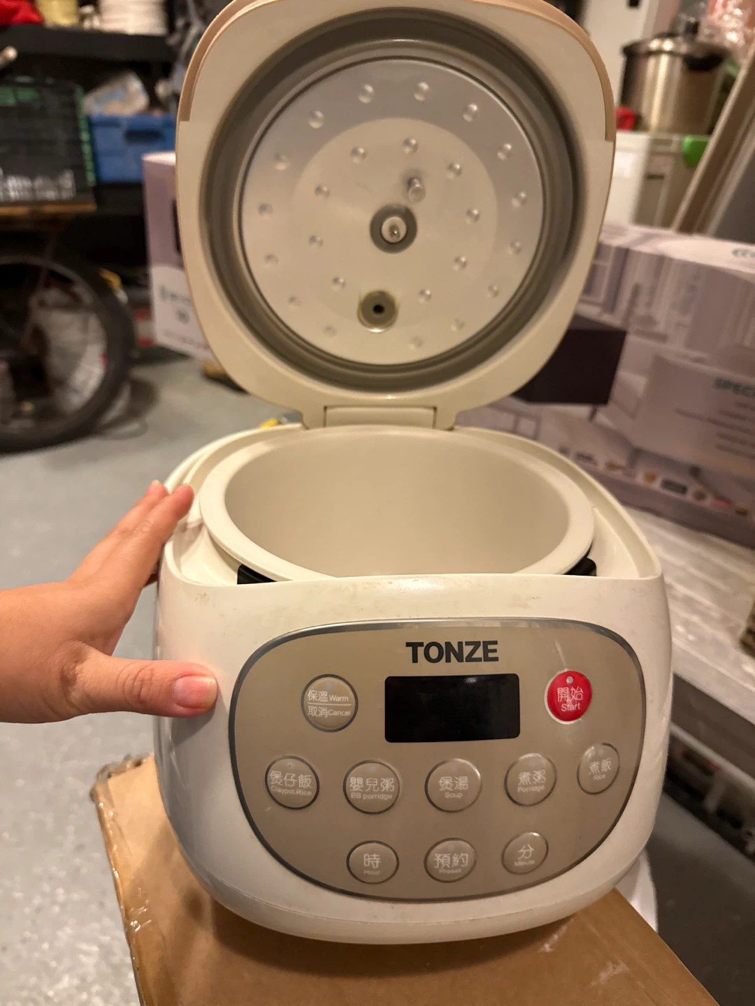 TONZE Rice Cooker with Ceramic Inner Pot - photo 3