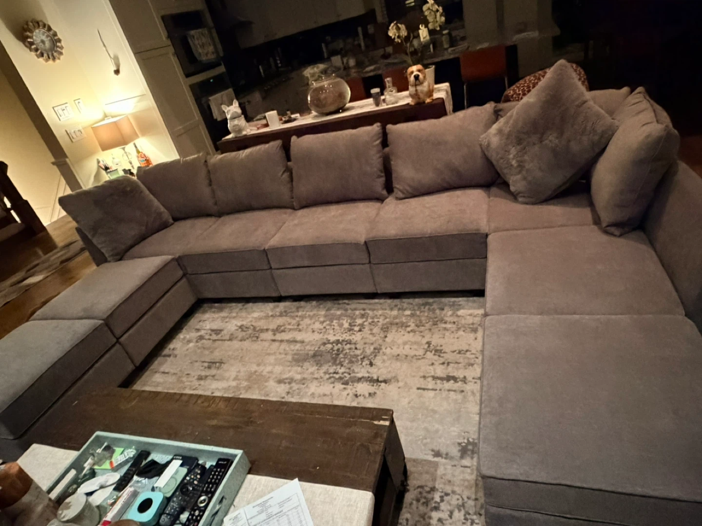 Large Sectional Sofa with Storage - photo 2