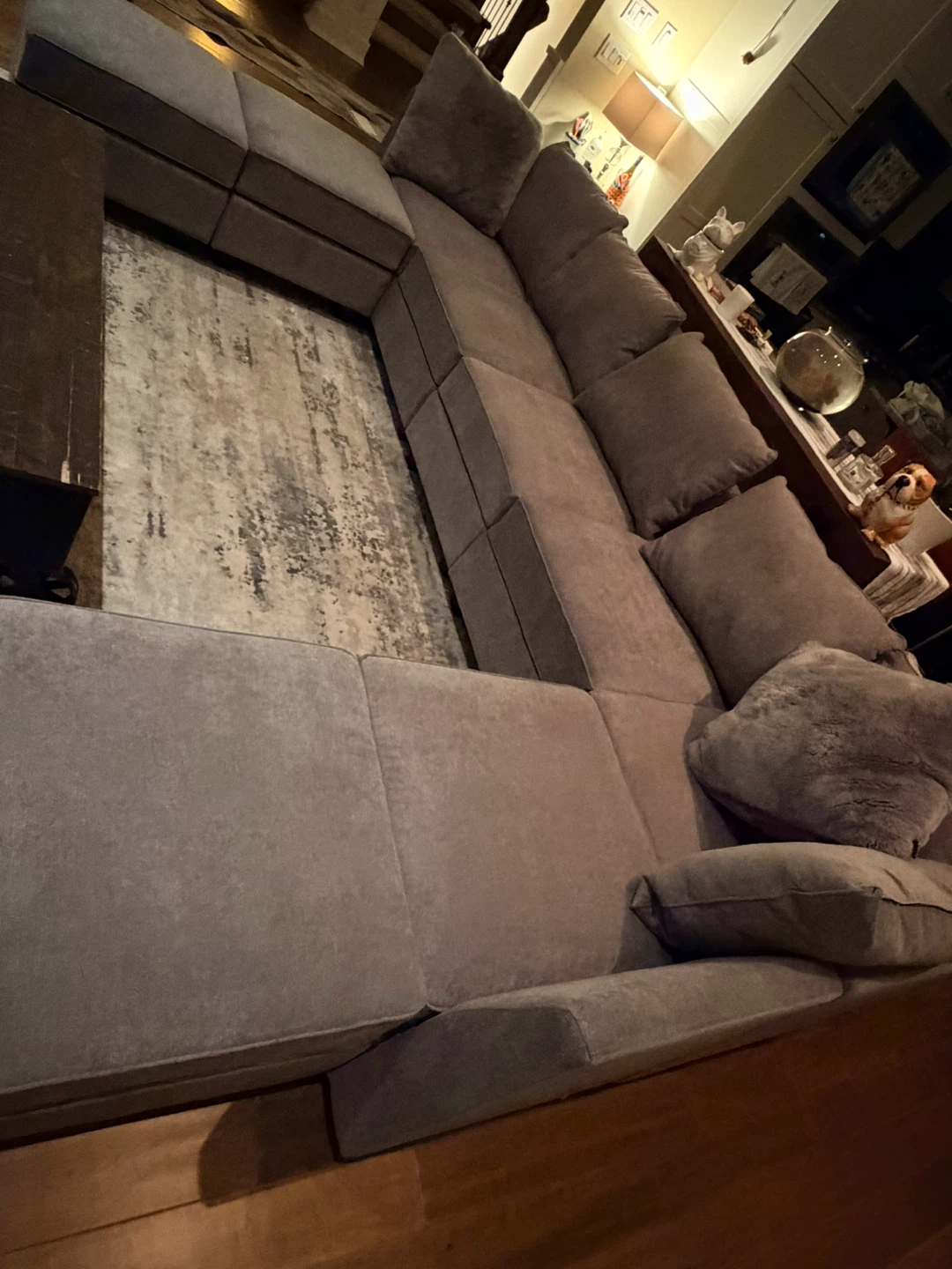 Large Sectional Sofa with Storage