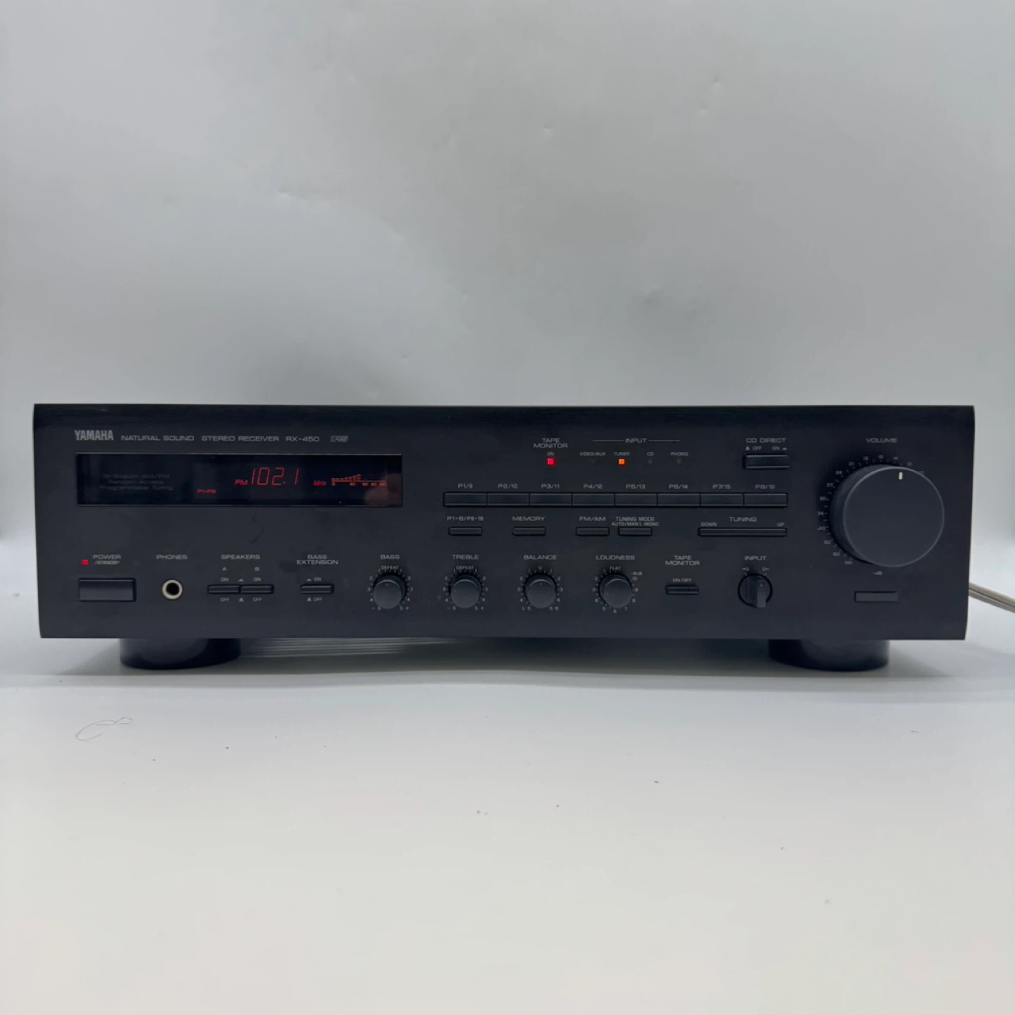 Yamaha RX-450 Natural Sound Stereo Receiver AM/FM 200W Tested