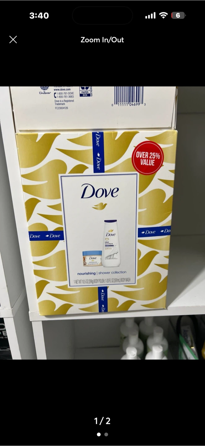 Dove Nourishing Shower Collection Set