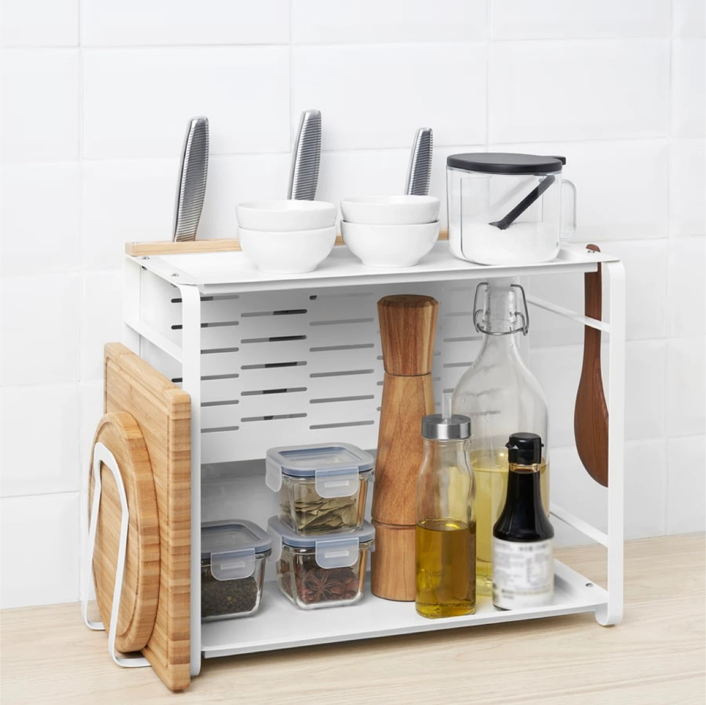 IKEA kitchen countertop organiser