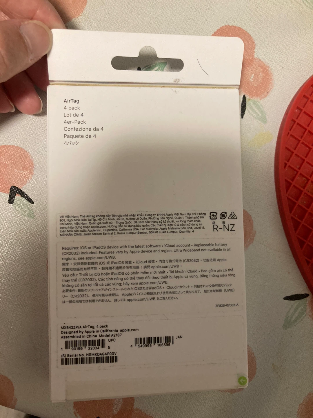 Apple AirTag 4 pack - photo 2