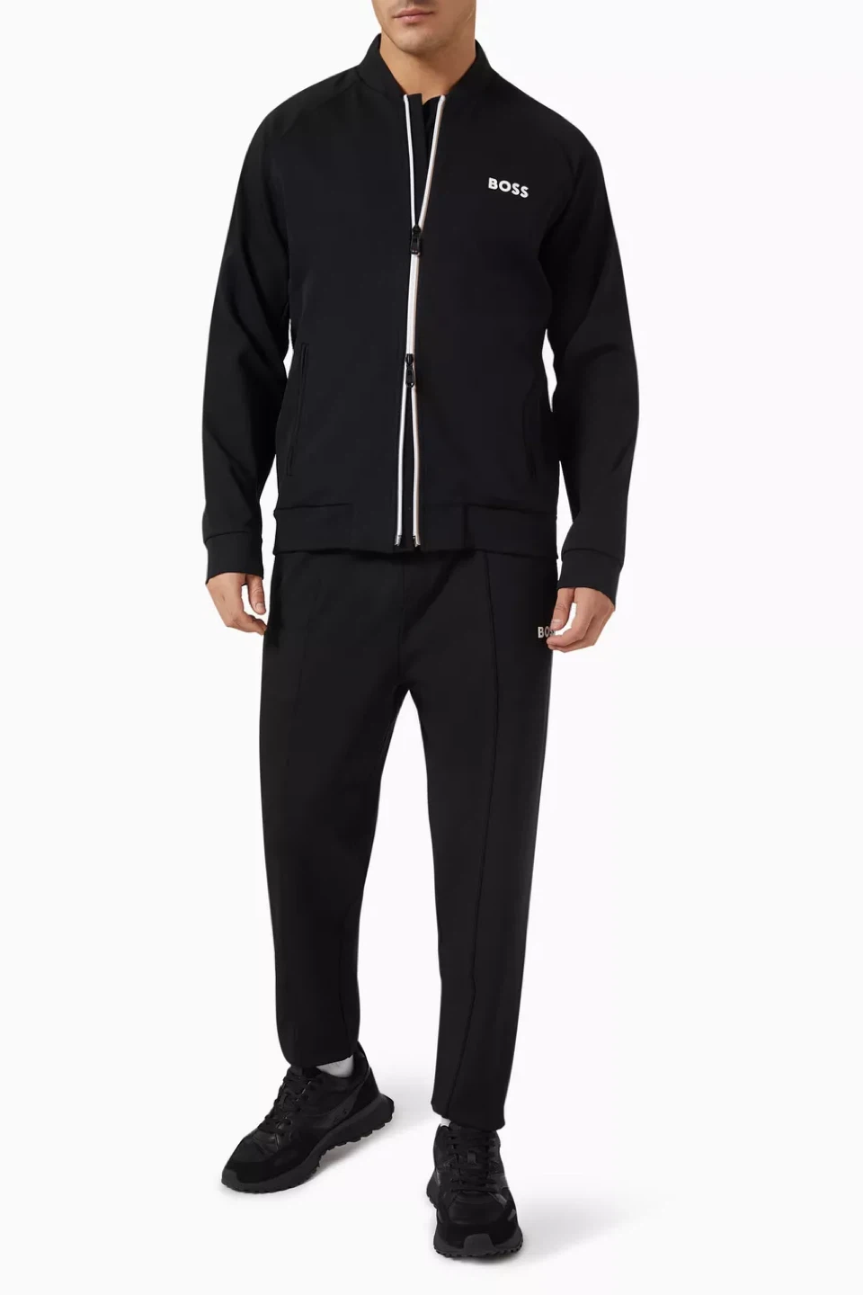 BOSS Gabardine Tracksuit Set - Black Medium - photo 2