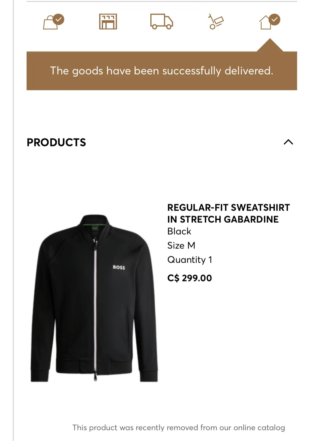 BOSS Gabardine Tracksuit Set - Black Medium - photo 4