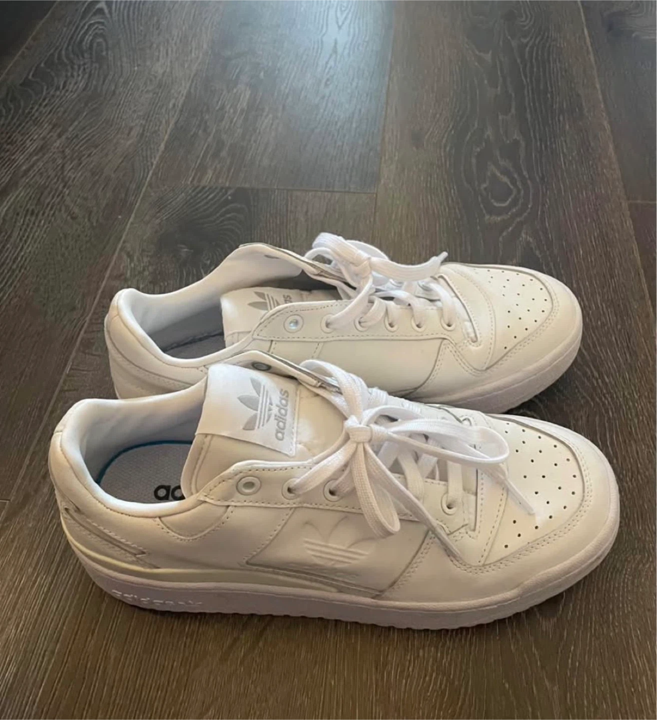 Adidas Forum Bold White Sneakers - Women’s Size 9 - photo 4