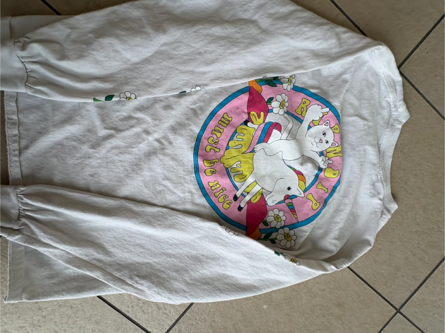 Ripndip White Long Sleeve T-Shirt - photo 2