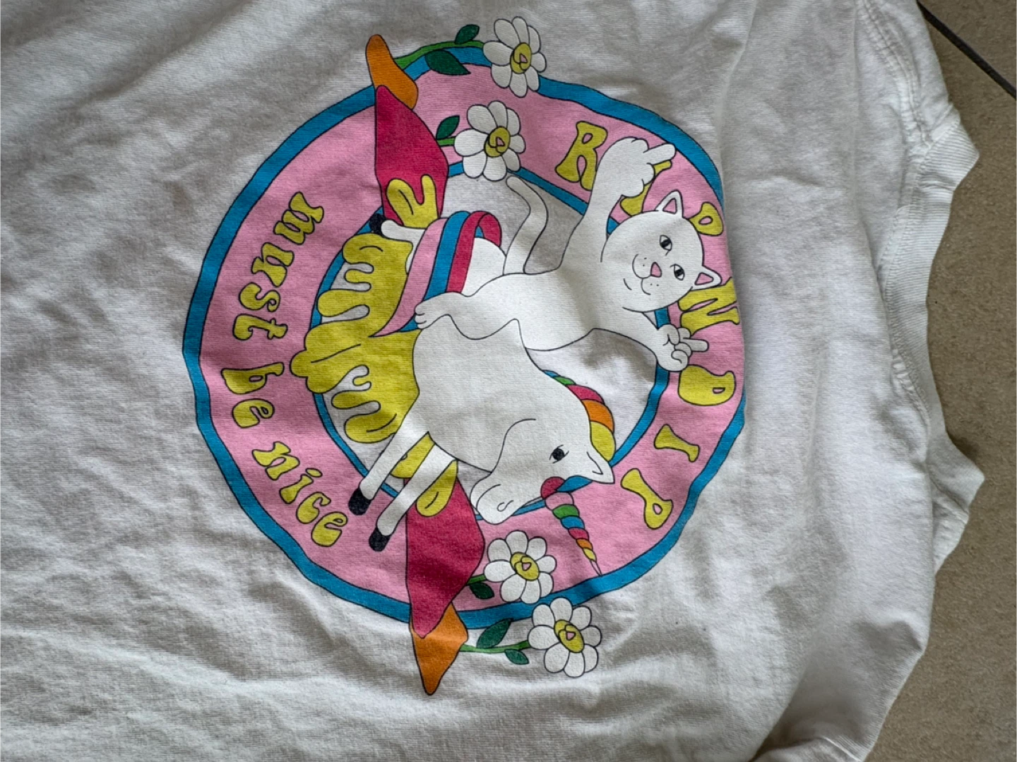 Ripndip White Long Sleeve T-Shirt