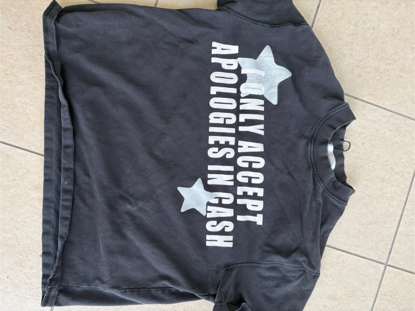 Human Made "Only Accept Apologies In Cash" Graphic T-Shirt