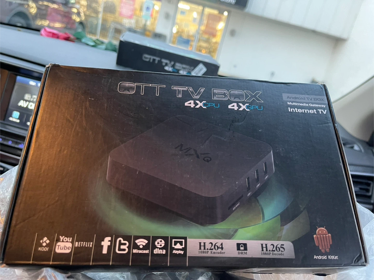OTT TV BOX 4xCPU Android Internet TV Media Player