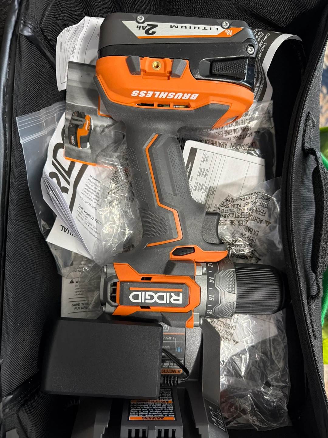 Ridgid 18V Lithium-Ion Cordless Brushless Drill