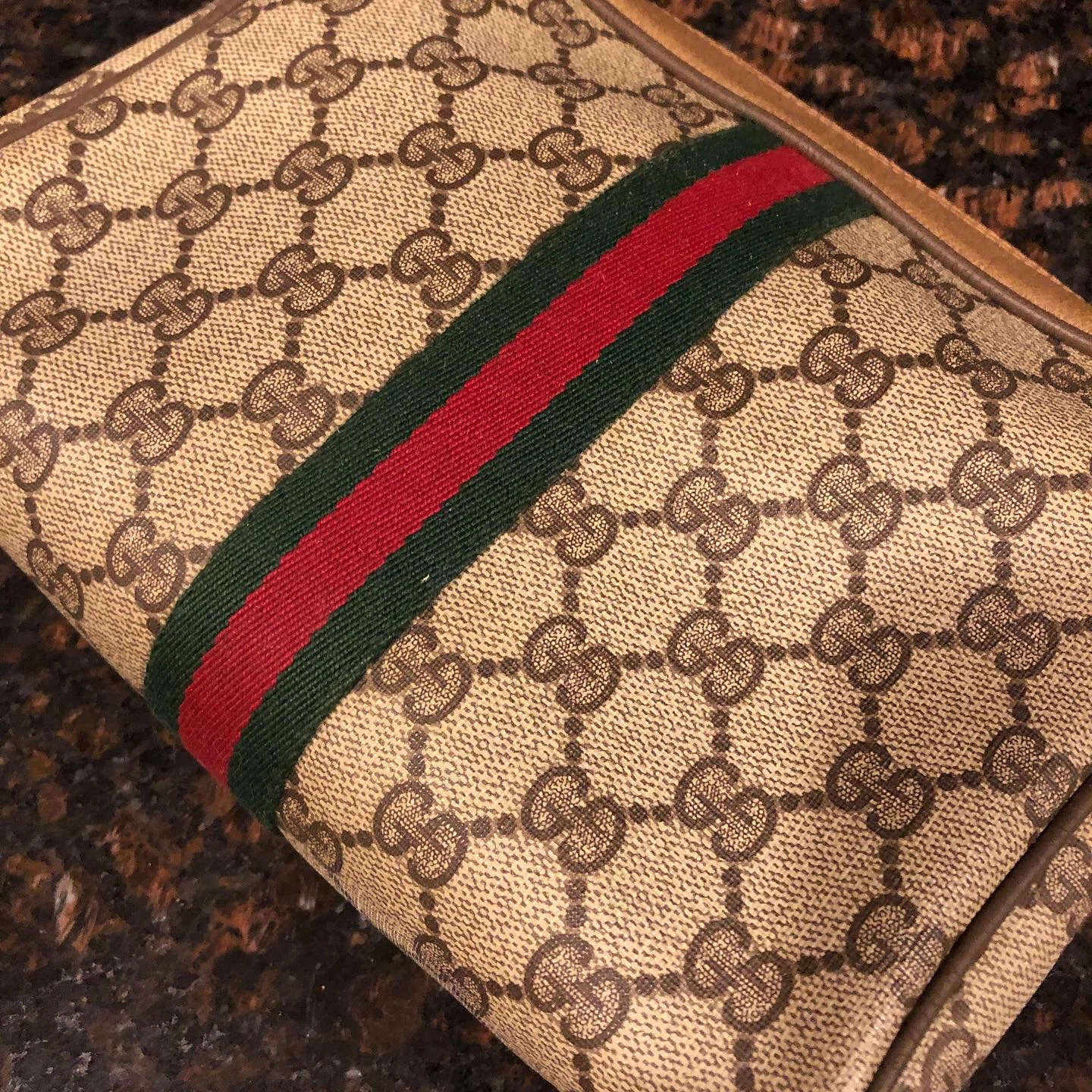 Gucci Vintage Sherry Line Pouch