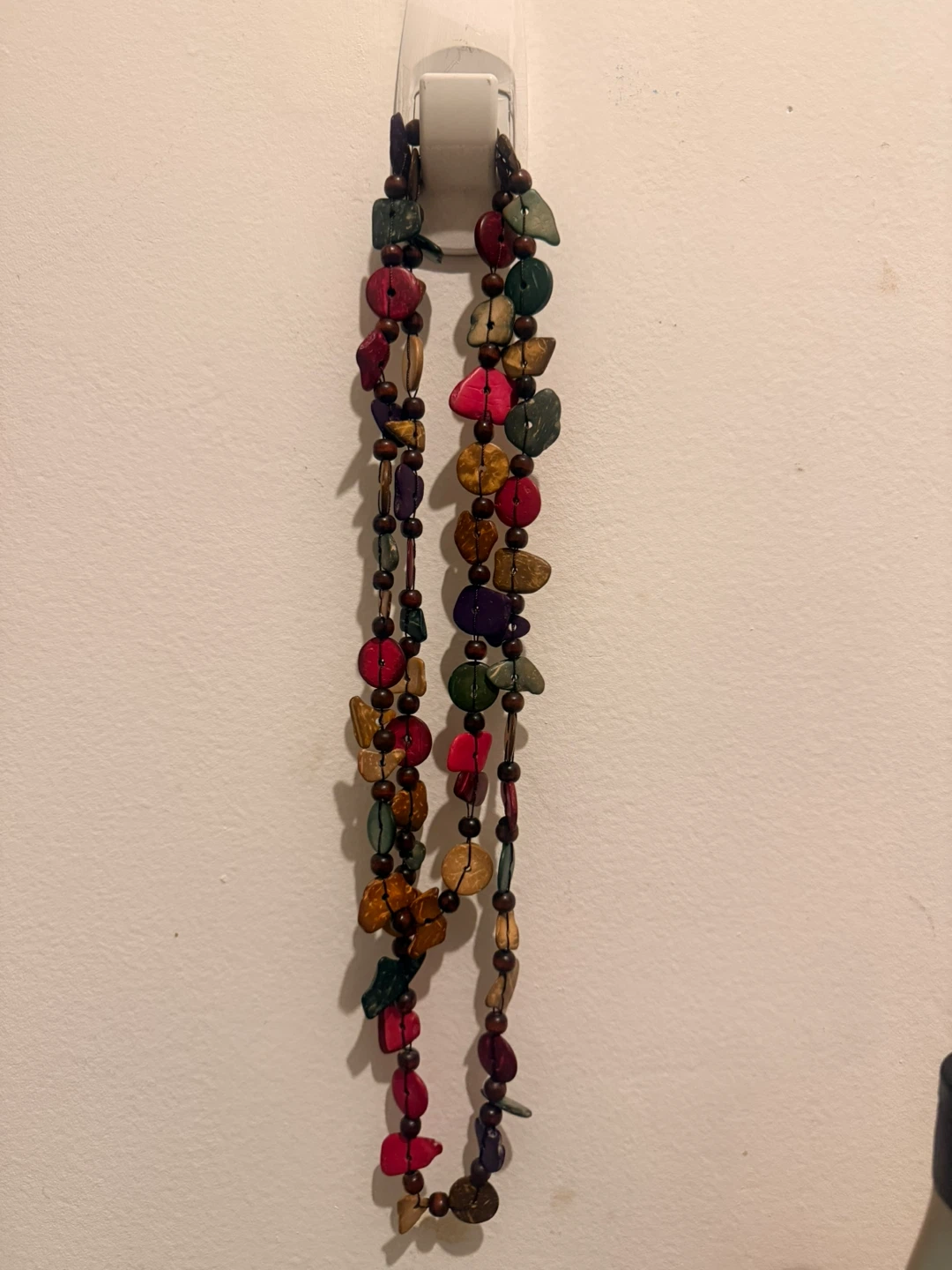 Natural Stone & Wood Necklace