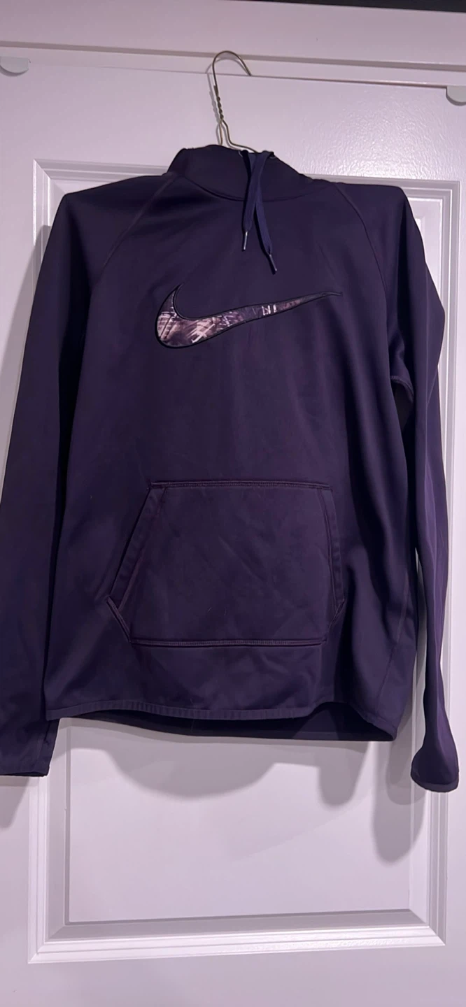 Nike Purple Camo Swoosh Hoodie