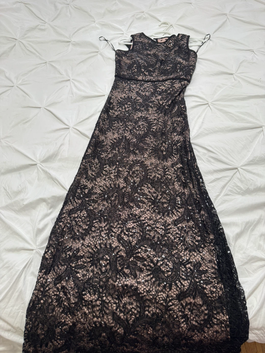 Black Lace Formal Gown