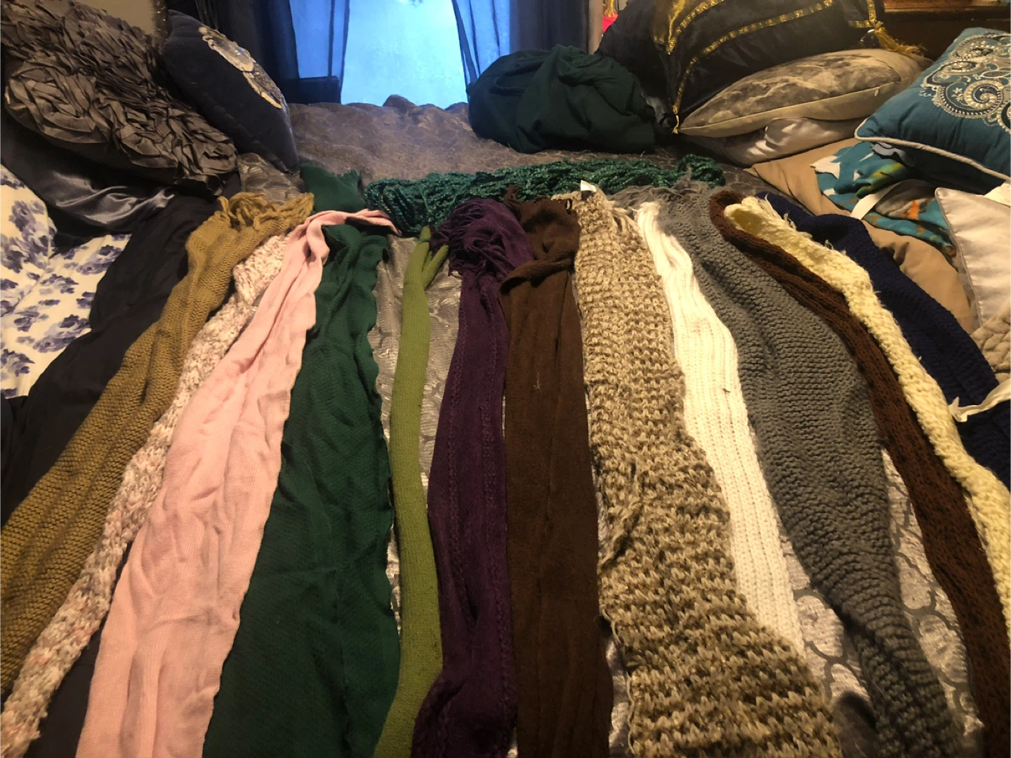 Bundle of Scarves. 15.