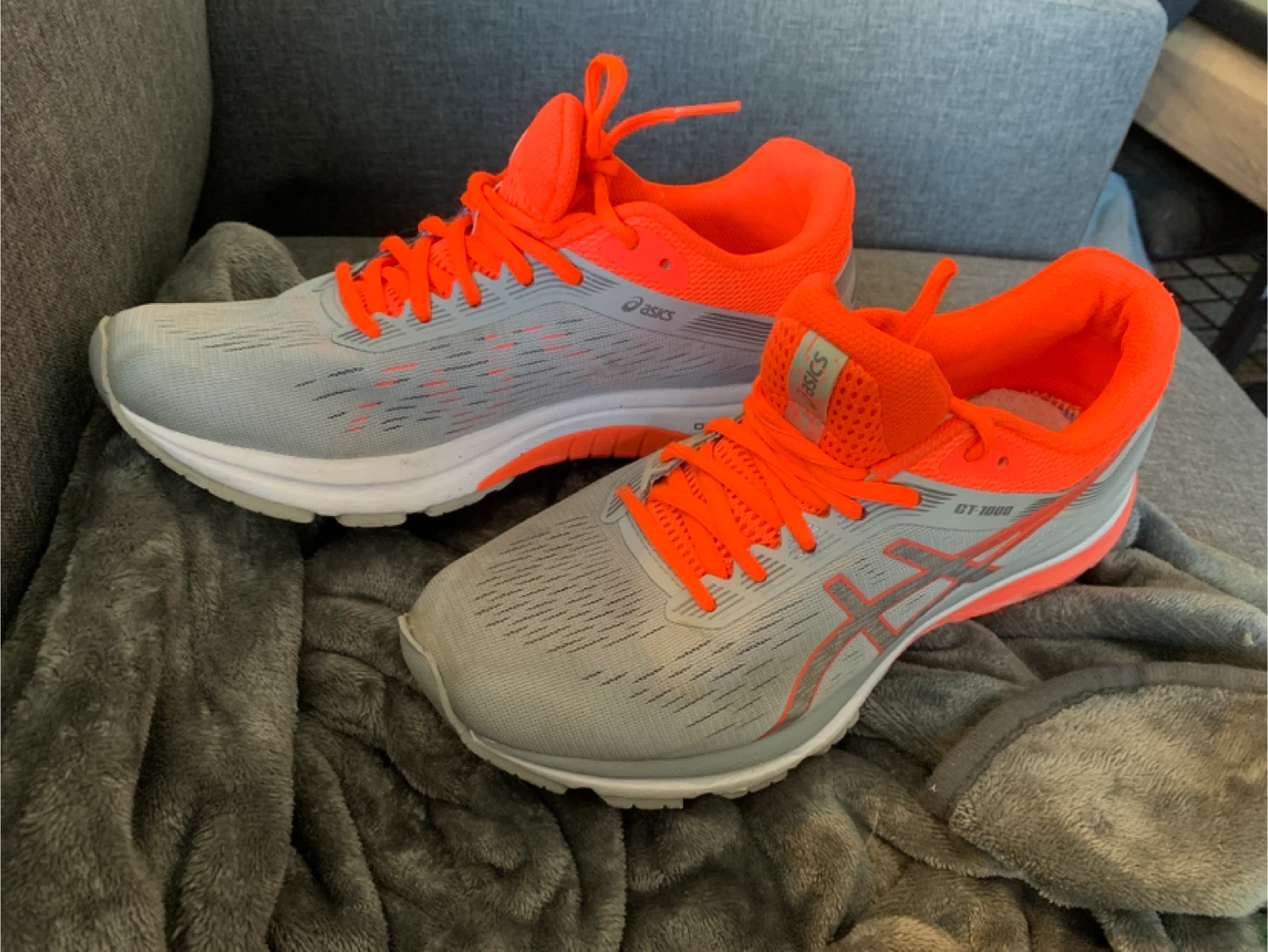 ASICS GT-1000 Women's Running Shoes - Gray/Orange - photo 2