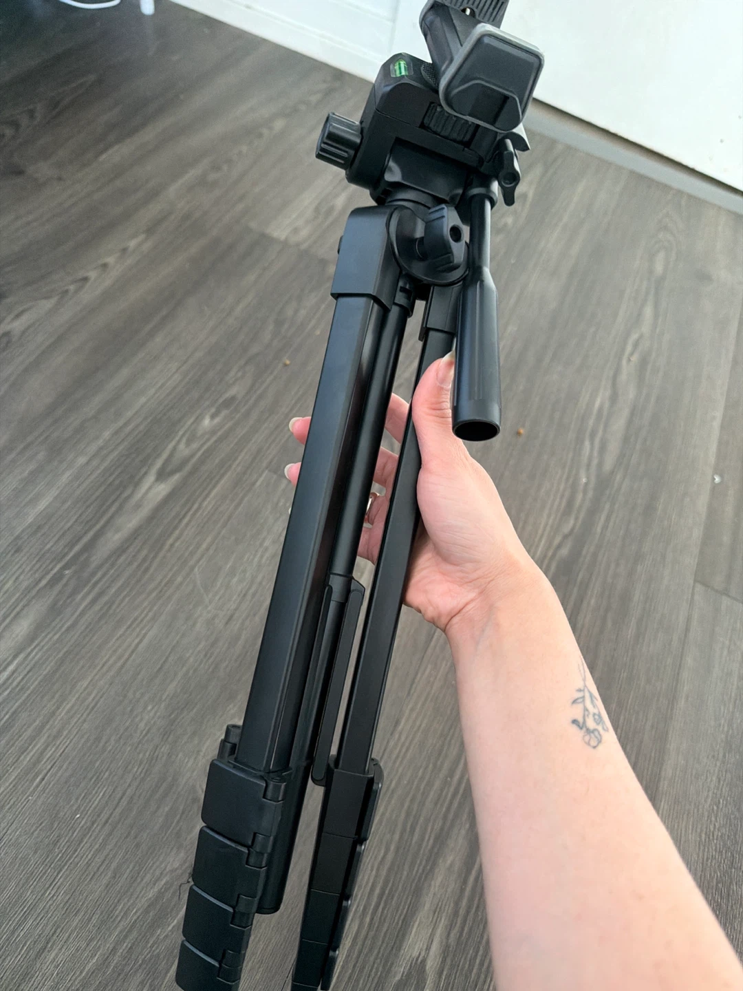 Black Tripod with Phone Mount