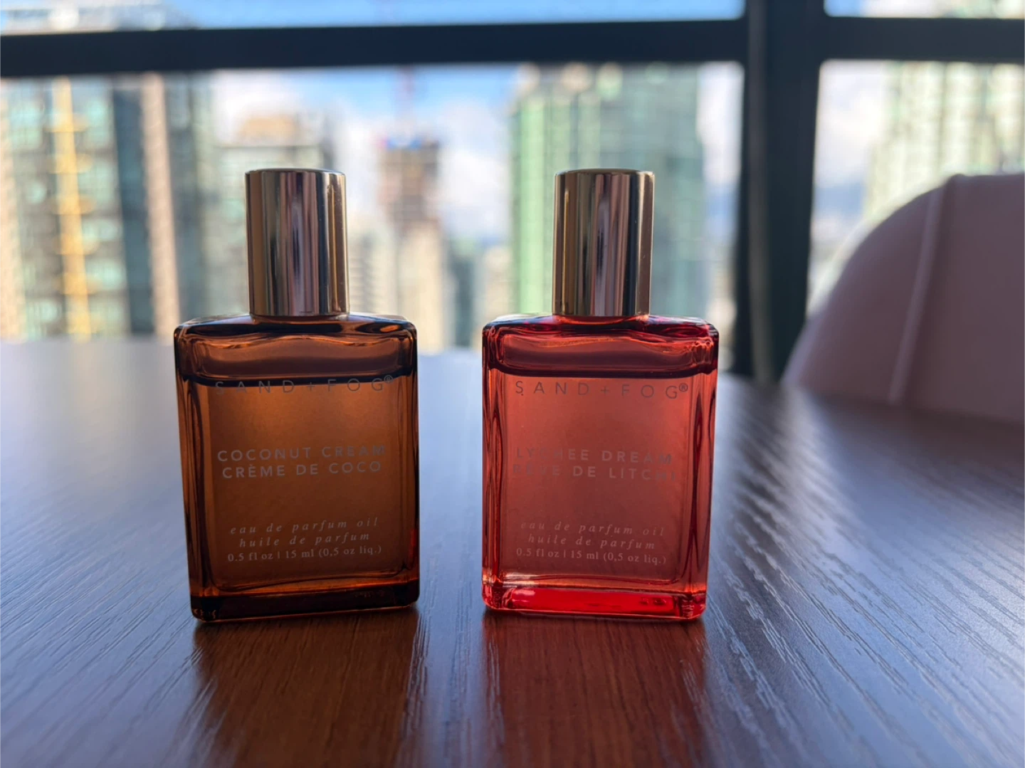 SAND+FOG Mini Perfume Oil Set - Coconut Cream & Lychee Dream