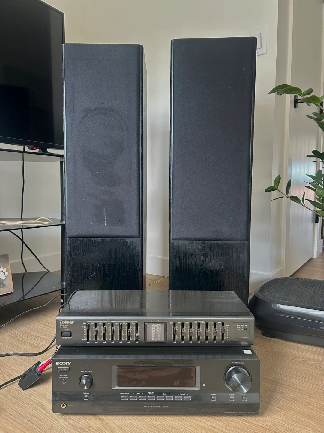 Technics Stereo Graphic Equalizer and Sony Audio Control Center - photo 2
