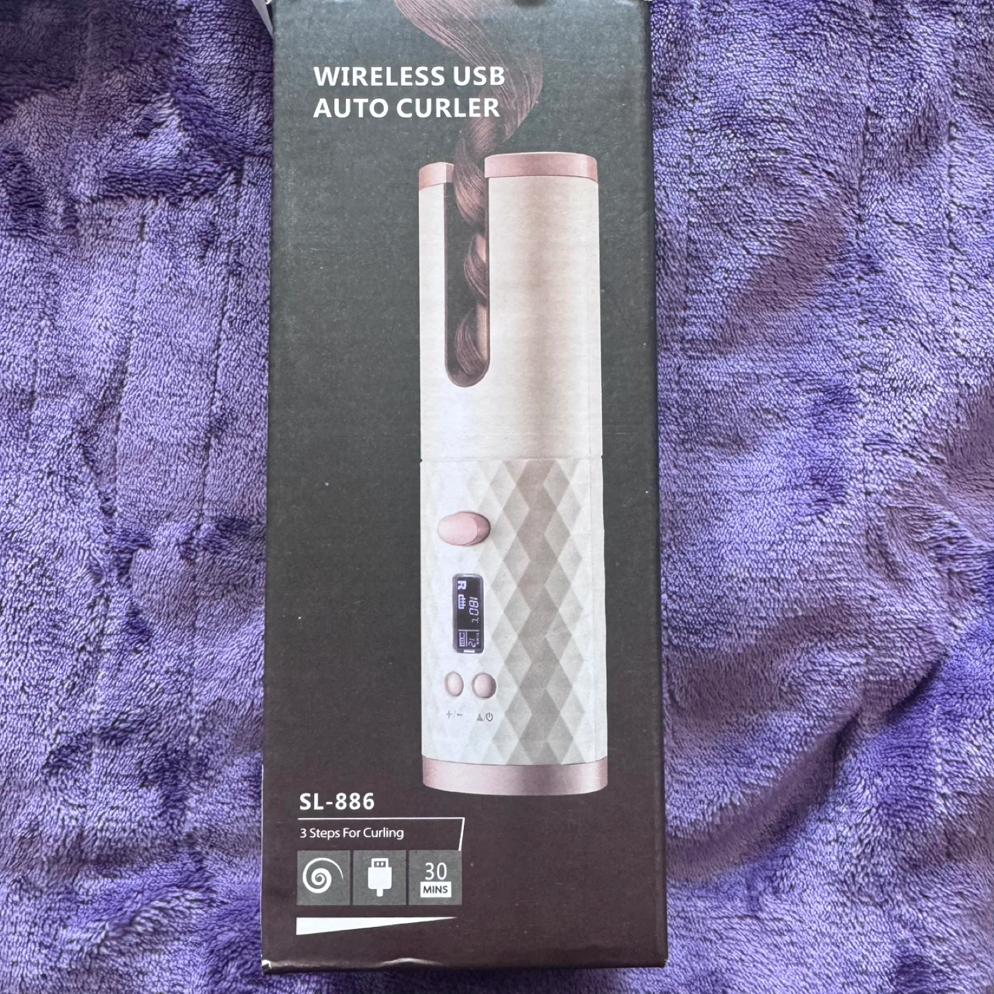 Wireless USB Auto Hair Curler SL-886 - photo 5